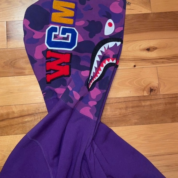 SS20 Purple Bape Hoodie